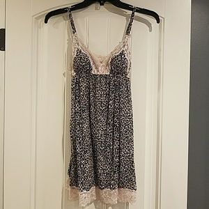 Victoria's Secret XS Leopard Lace Nightgown